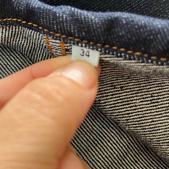 CLAUDIE PIERLOT Wide-Collar Denim Jacket in Blue - Picture 9 of 12